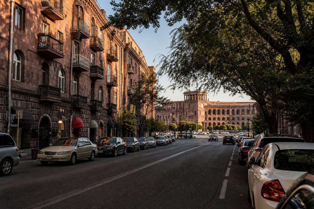 Улица в центре Еревана